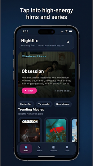 NightFlix: Movies & TV Screenshot 0
