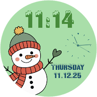 Xmas Snowman Watch