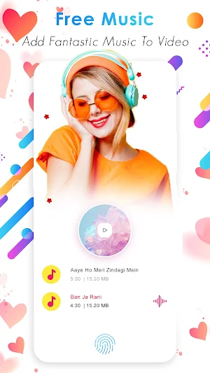 Heart Photo Effect Video Maker with Music Screenshot 3