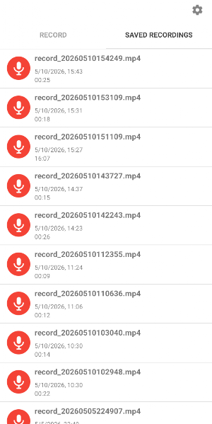 Voice Recorder-Sound Recorder Screenshot 1