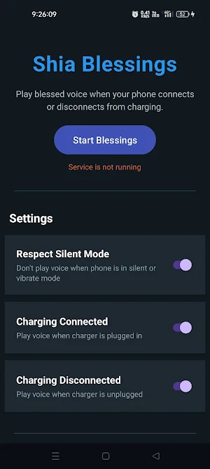 Shia Blessings Screenshot 1