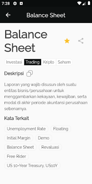 Kamus Trading Screenshot 3