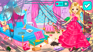 Princess House Cleaning Game Screenshot 0
