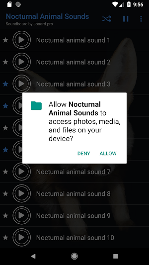 Nocturnal animal sounds ~ Sboard.pro Screenshot 1