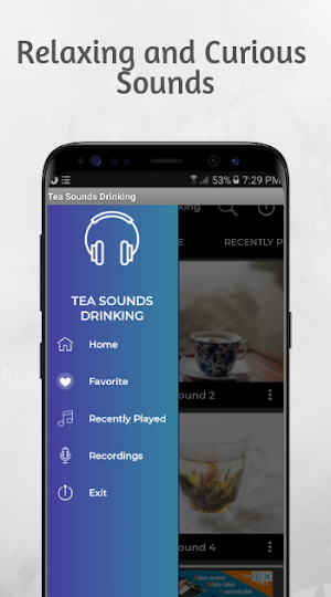 Tea Sounds Drinking Sounds Screenshot 0