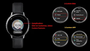 Tricolor Colored For Wear OS Screenshot 1