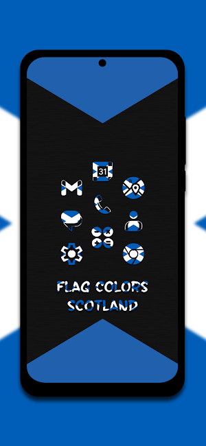 Scotland - Flag Colors Icons Screenshot 0