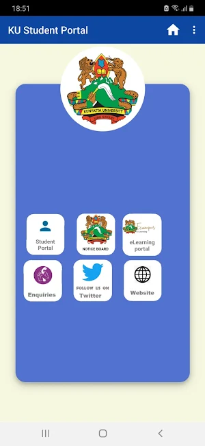 Kenyatta University App Screenshot 1