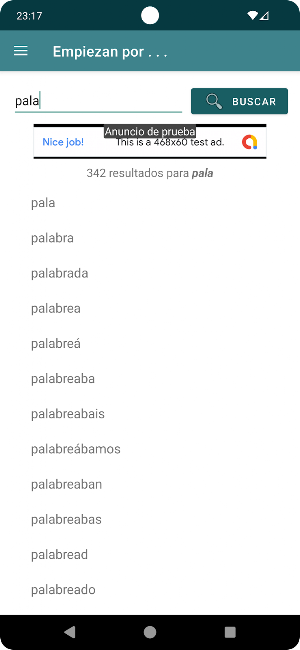 Palabras Que Empiezan Screenshot 1