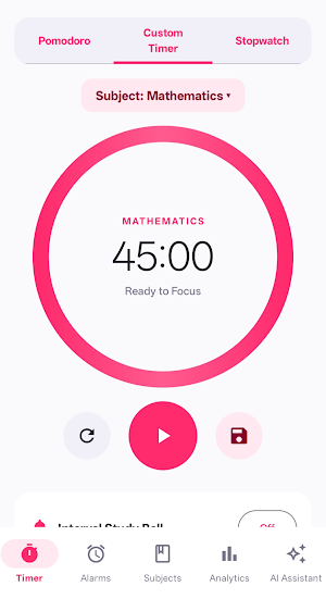 StudyBell: AI Study Timer Screenshot 0