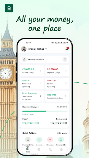Budget Mint: Expense•Tour•Meal Screenshot 0