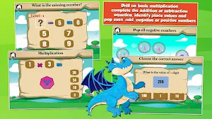 Games for 2nd Grade: Dragon Screenshot 1