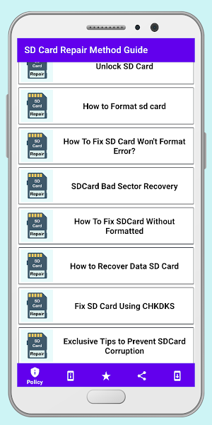 SD Card Repair Method Guide Screenshot 0