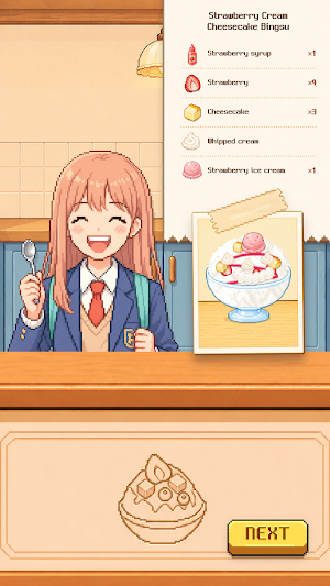 Snow Ice Maker: Dessert Game Screenshot 1