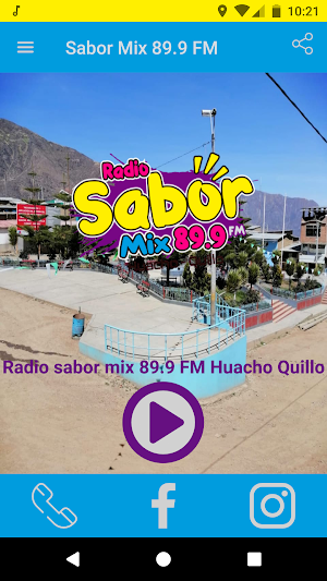 Radio sabor mix 89.9 FM - Huac Screenshot 1
