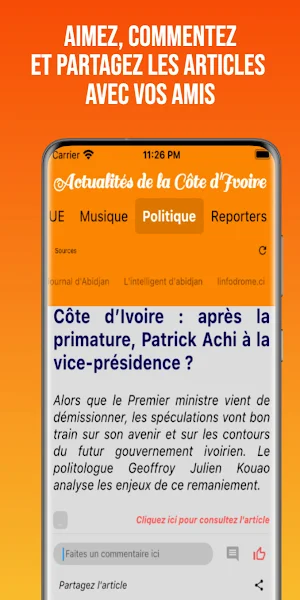 Côte d’Ivoire News Screenshot 3