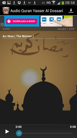 Audio Quran Yasser Al Dossari Screenshot 3