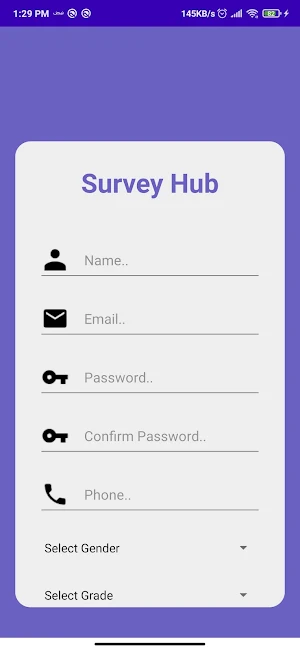 Survey Hub Screenshot 1