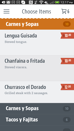 El Dorado Restaurant MD Screenshot 2