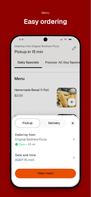 Brothers Pizza To Go Screenshot 2