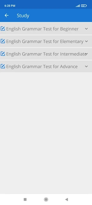 English Grammar Quiz Offline Screenshot 0