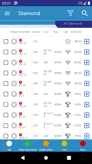 Lab Grown Solitaire Screenshot 2
