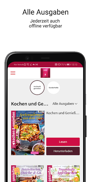 kochen & genießen - ePaper Screenshot 1