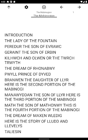 Book, The Mabinogion Screenshot 2