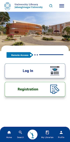 JU Library Screenshot 2