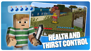 Addon Thirst Bar for Minecraft Screenshot 2