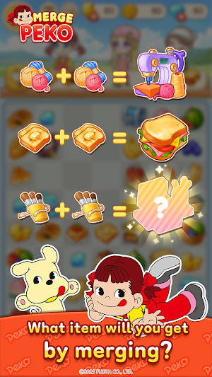 Merge Peko : Sweets World Screenshot 2