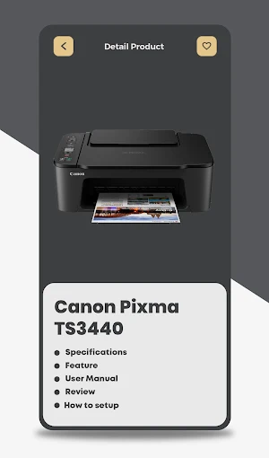 Canon Pixma TS3440 App Guide Screenshot 3