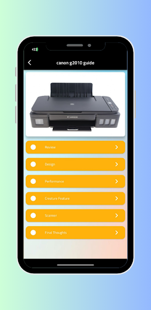 Canon G2010  Printer guide Screenshot 0