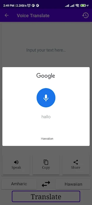 Amharic To Hawaiian Translator Screenshot 3