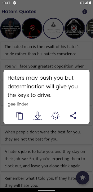 Haters Quotes and Sayings Screenshot 2