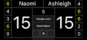 Tennis Scoreboard Screenshot 1