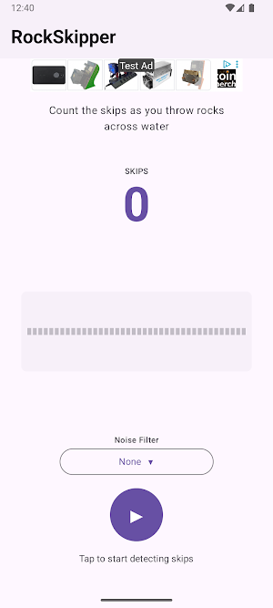 Rock Skip Counter Screenshot 0