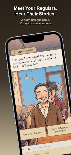 Coffee Chat: Story Choice Game Screenshot 0