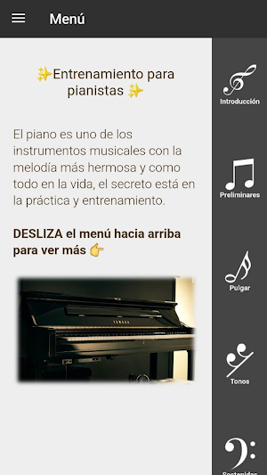 Entrenamiento para pianistas Screenshot 0