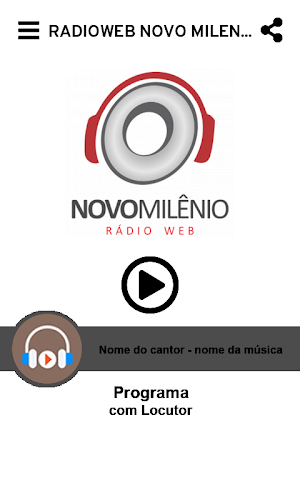 Radioweb Novo Milênio Screenshot 1