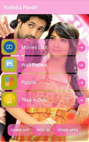 Radhika Pandit-Movies,Wallpape Screenshot 0