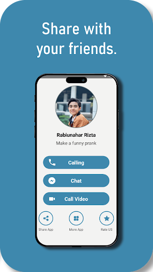 Rabiunahar Rizta : Fake Call Screenshot 3