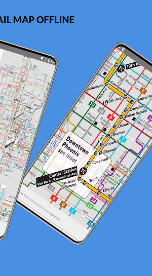 PHOENIX BUS AND RAIL MAP OFFLINE VALLEY METRO Screenshot 1