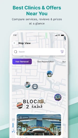 Clinics App Screenshot 2