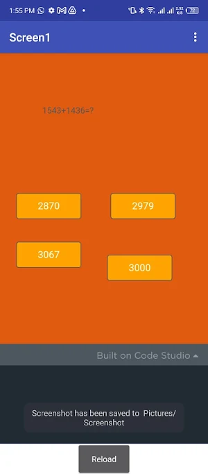 Math Quiz Screenshot 0