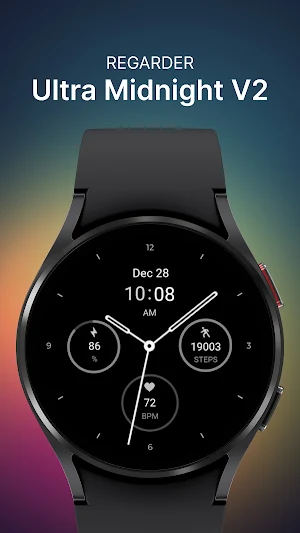 Regarder Midnight V2 Watchface Screenshot 1