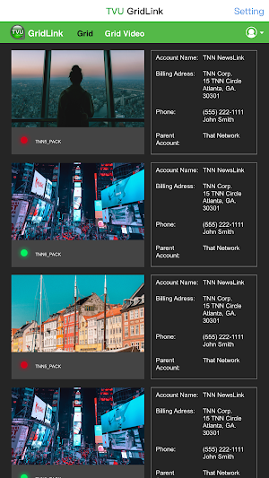 TVU GridLink Screenshot 0