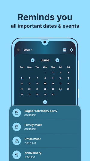 Countdown calendar widget Screenshot 2