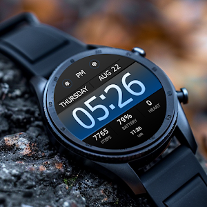 Key WF40 Digital Watch Face Screenshot 0