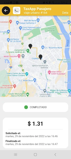 TaxApp Pasajero Screenshot 3